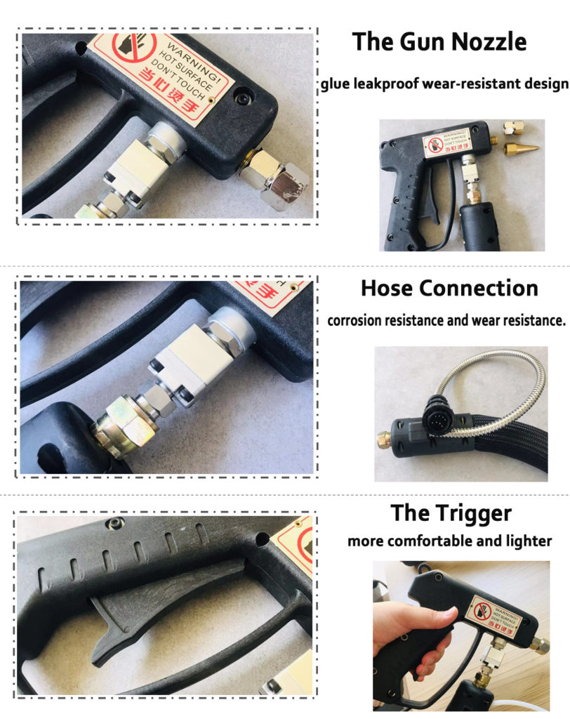 main parts of glue gun