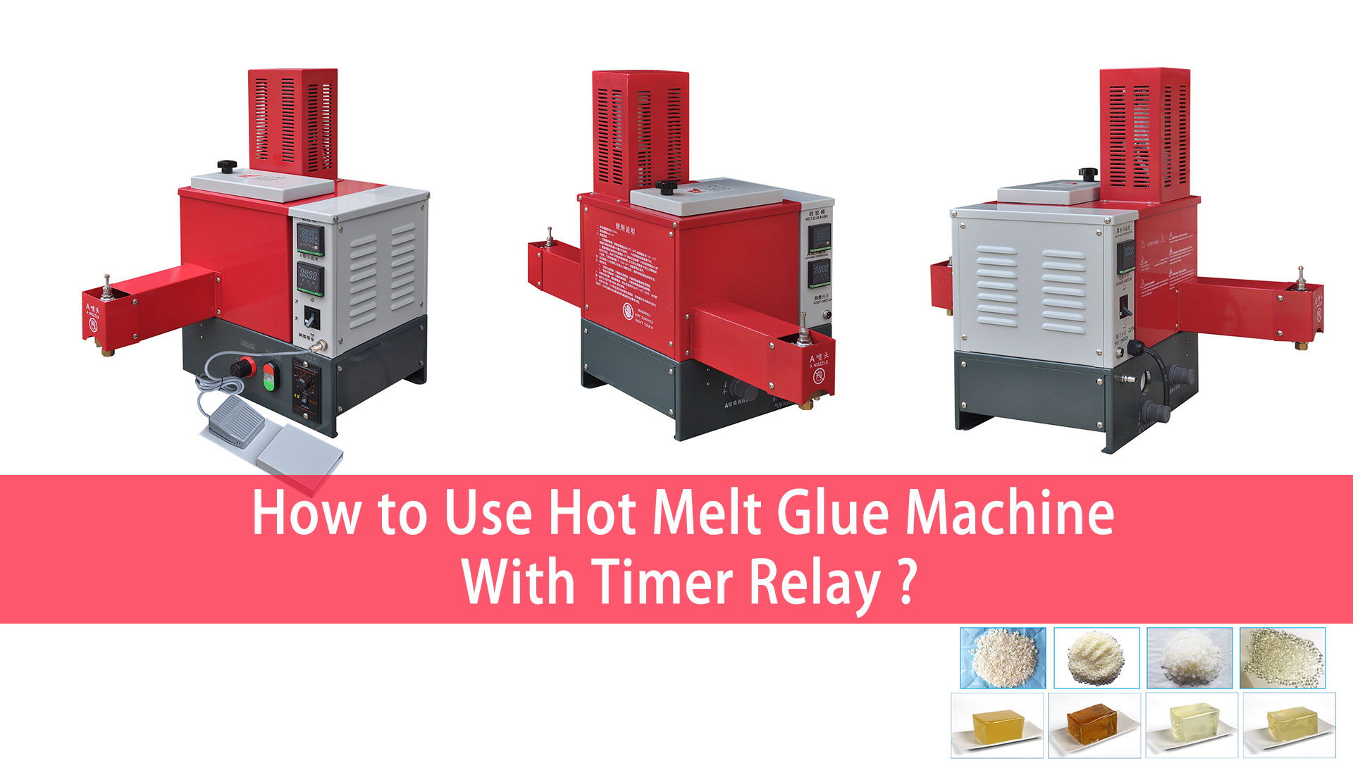 How to Use Hot Melt Glue Machine With Timer Relay ?